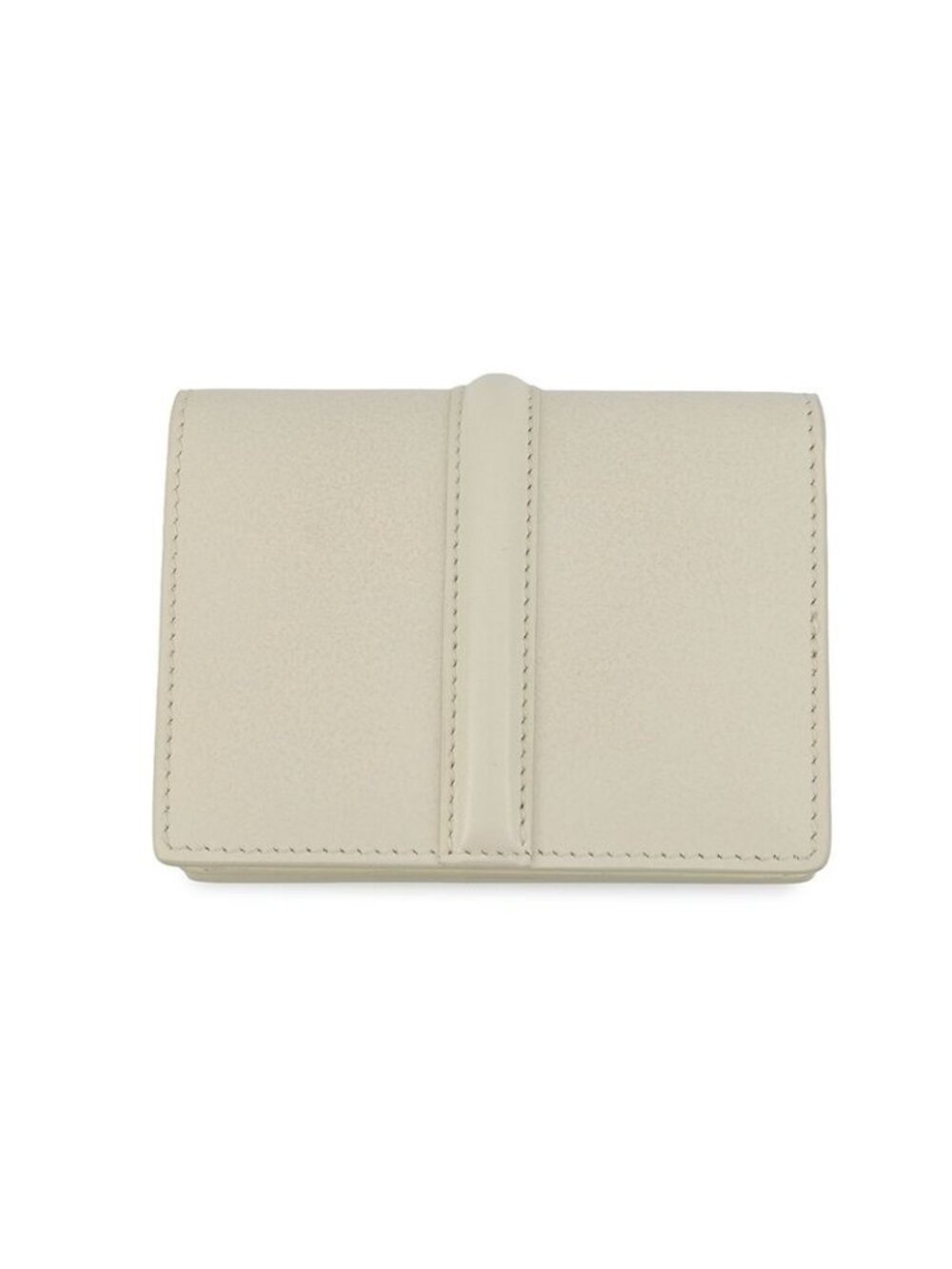 Celine Card Case with Flap Holder 16 Seeds Calf Leather White - Picture 3 of 9